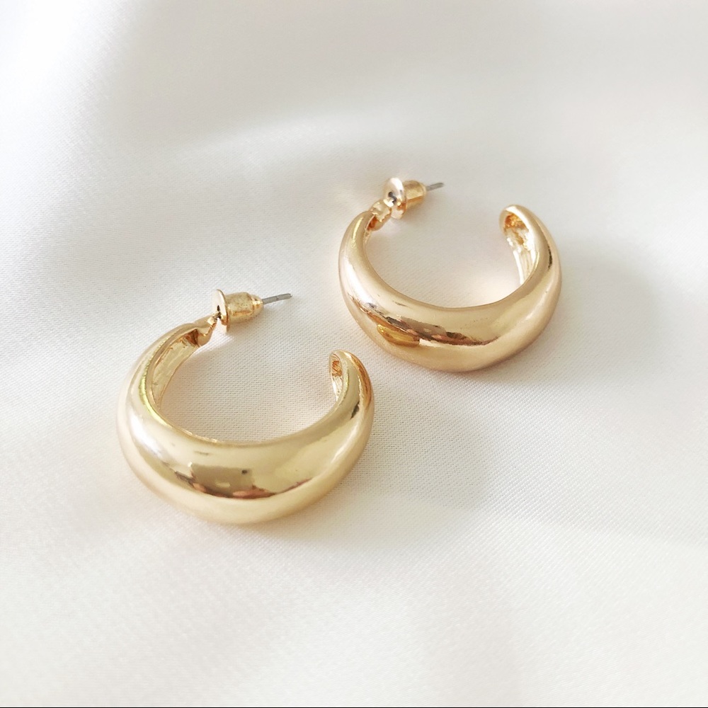 Chunky Hoop Earrings